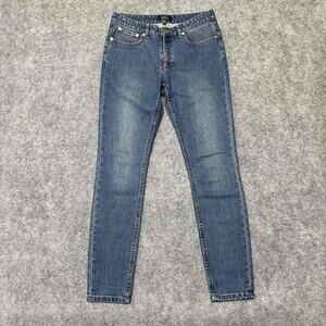 APC Women's‎ High Rise Skinny Jeans Size 25 Blue Medium Wash Denim